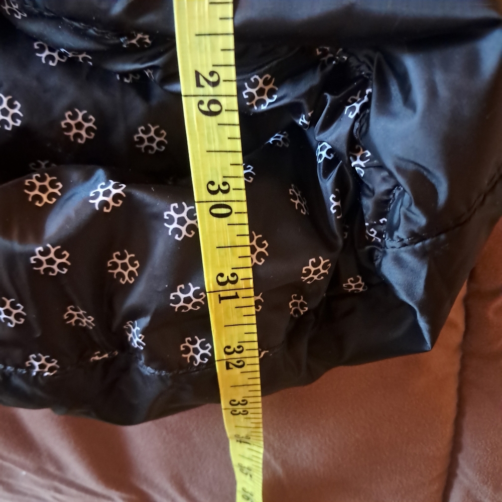 Gorski Coat Women's Medium M Apres Ski Coat Sequins High Low Puffer Winter NEW - Picture 16 of 16